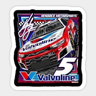 Kyle Larson Valvoline Car Sticker